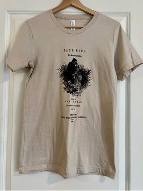 Neutral Beige 'Jane Eyre' Graphic Tee - Unbranded